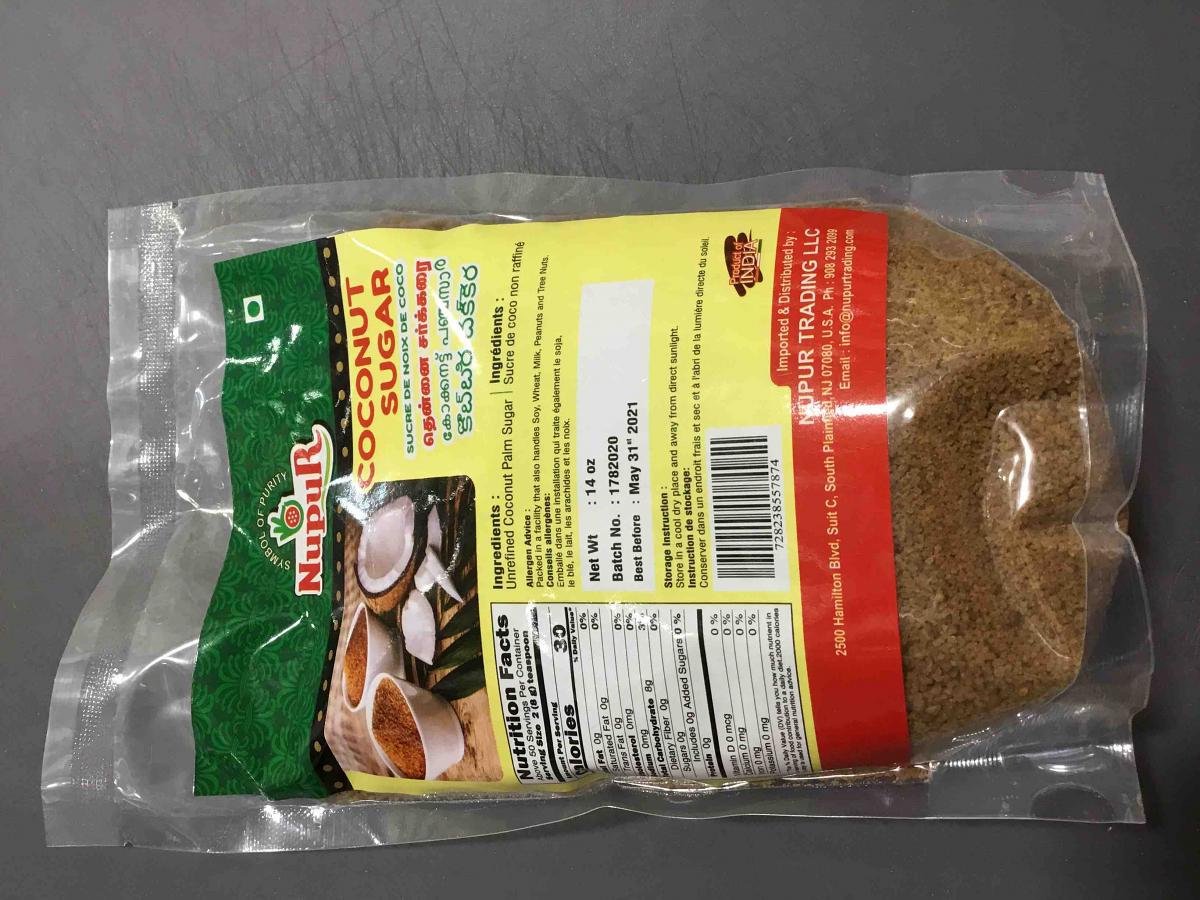 Nupur Coconut Sugar 14 Oz