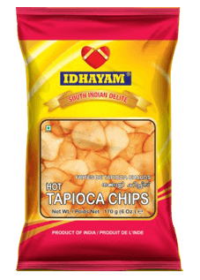 Idhayam Hot Tapioca Chips 170 gm