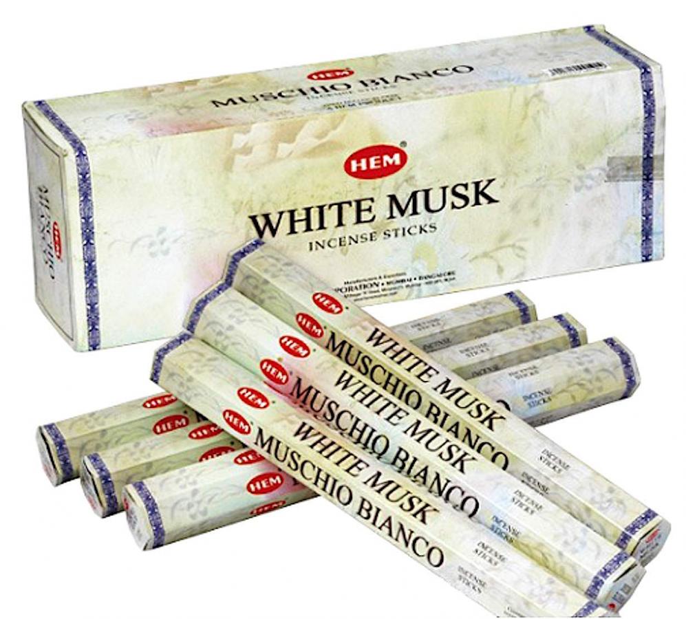 Hem White Musk 6 pks of 20 sticks