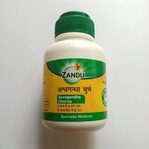 Zandu Ashwagandha Churna 60 Gm(New Pack) Pack of 3-Free malshuddhi sample Zandu Ashwagandha Churna 60 Gm(New Pack) Pack of 3-Free malshuddhi sample