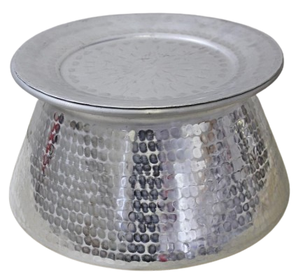 Indian Aluminum Biryani Cooking Pot Handi / Degchi w/ Lid (5 Sizes) Indian Aluminum Biryani Cooking Pot Handi / Degchi w/ Lid (5 Sizes)