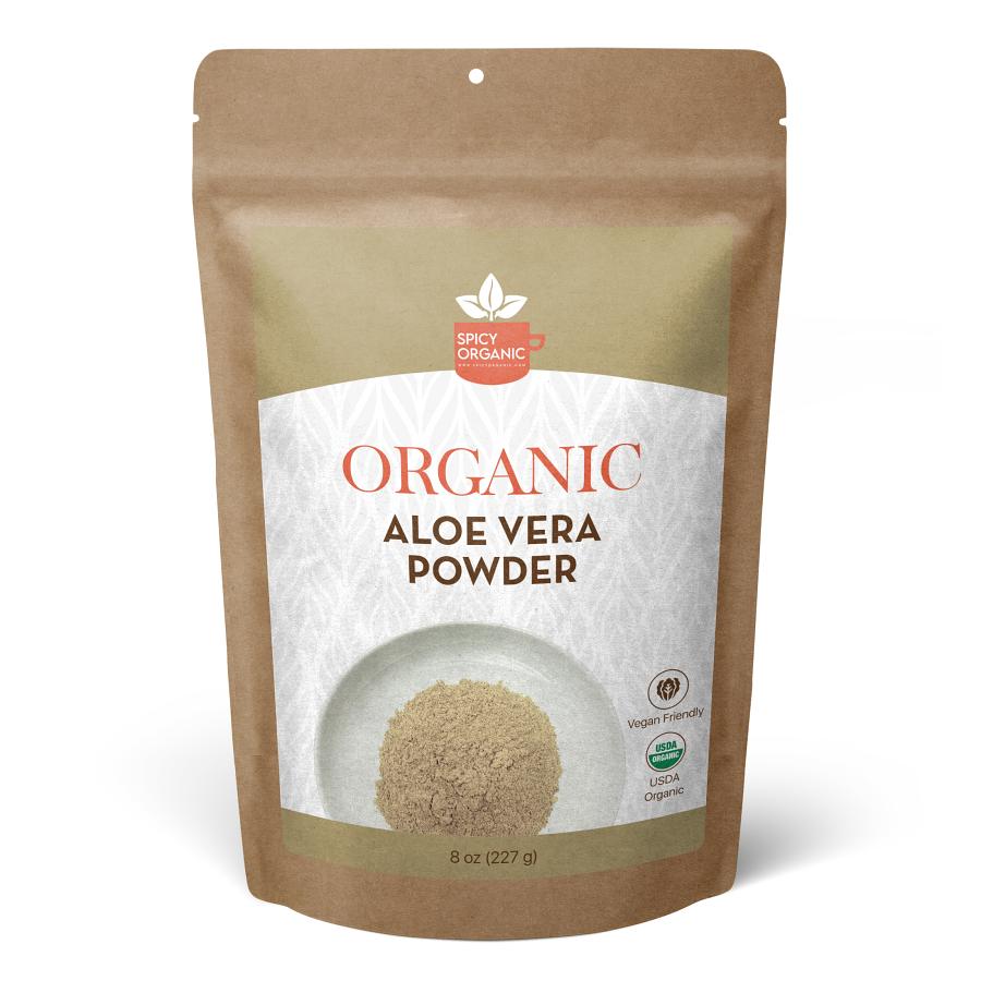 Organic Aloe Vera Powder - Aloe Vera Powder For Hair Growth - 8 OZ Organic Aloe Vera Powder - Aloe Vera Powder For Hair Growth - 8 OZ