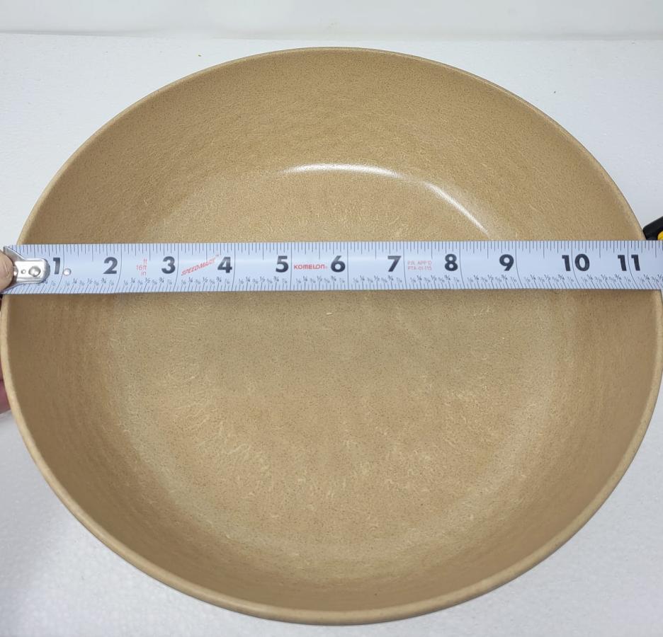 Vintage Ellingers Agatized Wooden Bowl Size 120