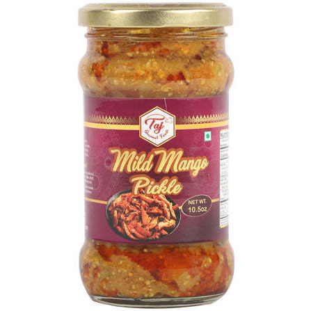 TAJ Mild Mango Pickle, (Mild Mango Achar), 300g (10.5oz)