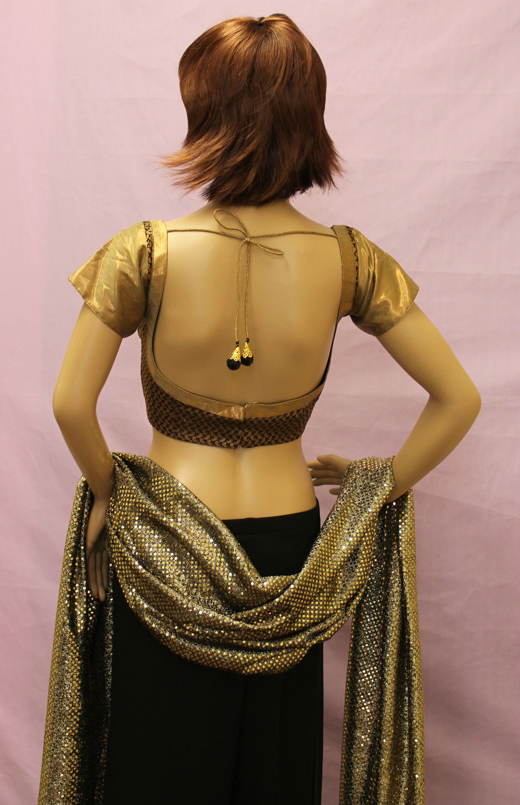 Women Scarf, Golden Jersey Dupatta Chunni Shawl