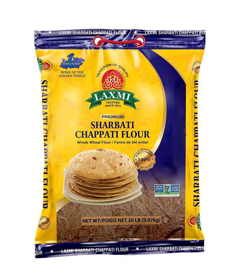 Laxmi Sharbati Chapati Flour 20 lbs 58172 Buy Online USA