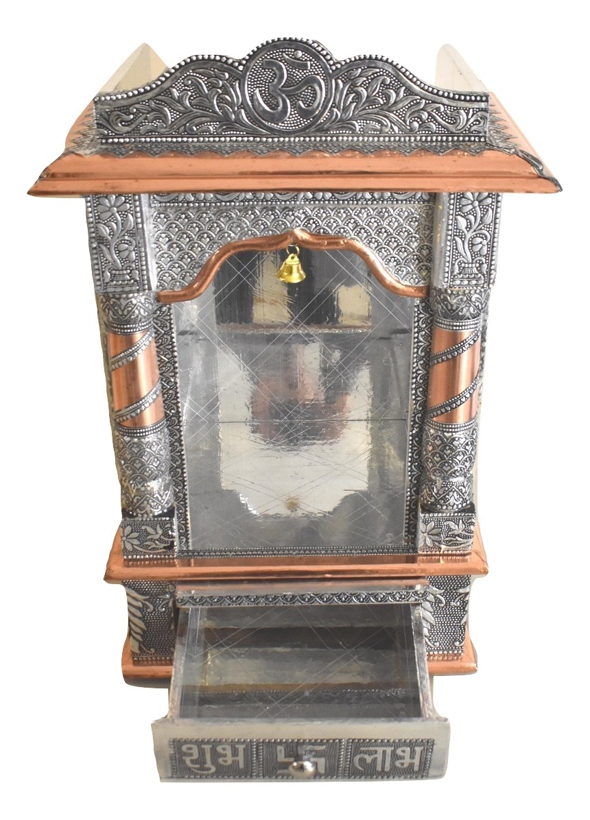 Small Hindu Pooja Mandir/Temple With Out Doors 13 X 10 X 23