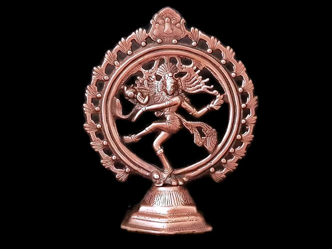 Metalic Bronze Color Dancing Nataraj Shiva Idol for Puja / Decor / Gift 13" Metalic Bronze Color Dancing Nataraj Shiva Idol for Puja / Decor / Gift 13"