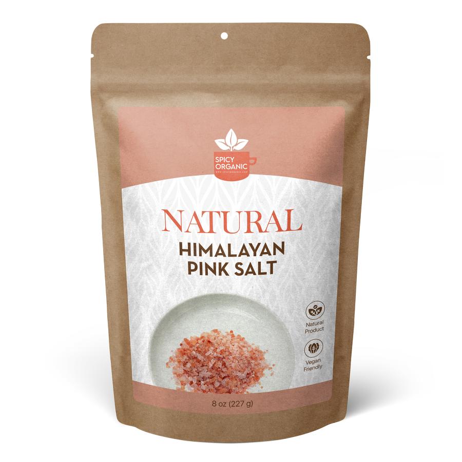 Natural Himalayan Pink Salt Crystal - Pink himalayan sea salt - 8 OZ Natural Himalayan Pink Salt Crystal - Pink himalayan sea salt - 8 OZ