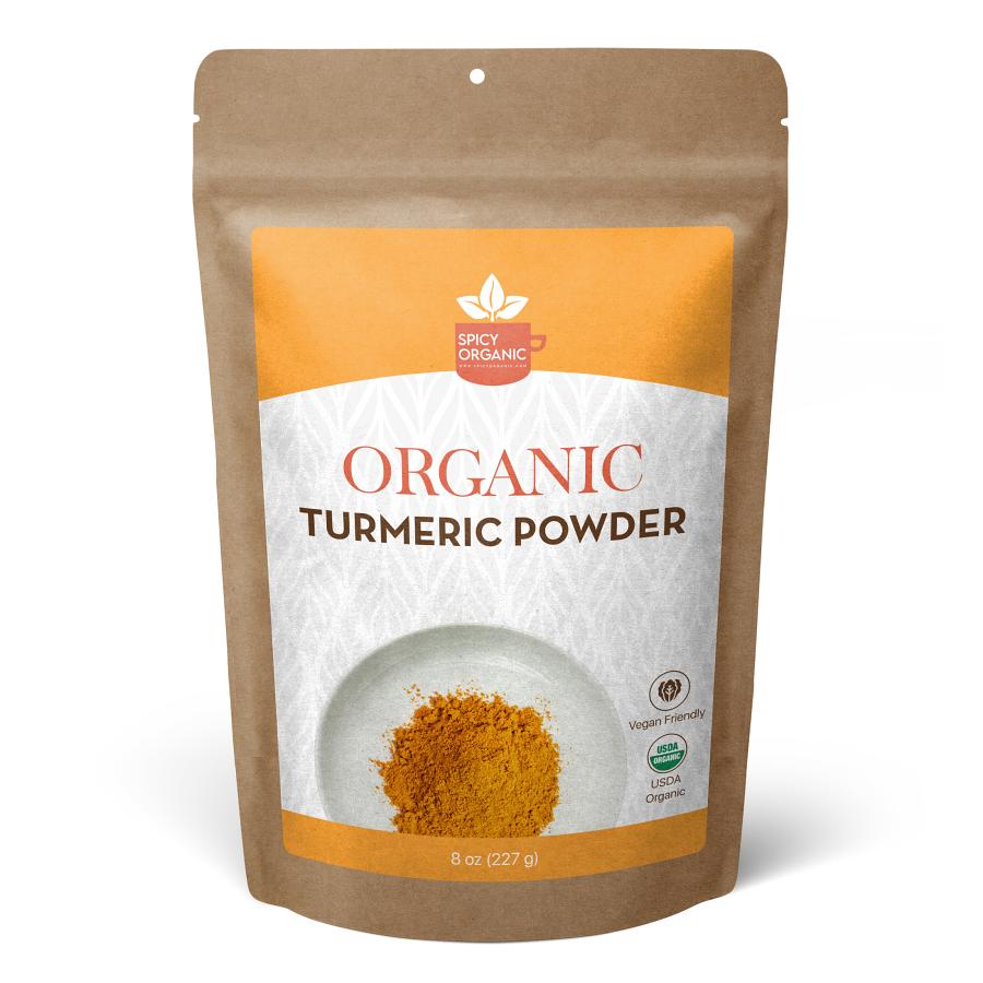 Organic Turmeric Powder - Turmeric Powder For Skin Care - 8 OZ Organic Turmeric Powder - Turmeric Powder For Skin Care - 8 OZ