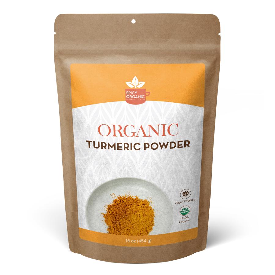 Organic Turmeric Powder - Turmeric Powder For Skin Care - 16 OZ Organic Turmeric Powder - Turmeric Powder For Skin Care - 16 OZ