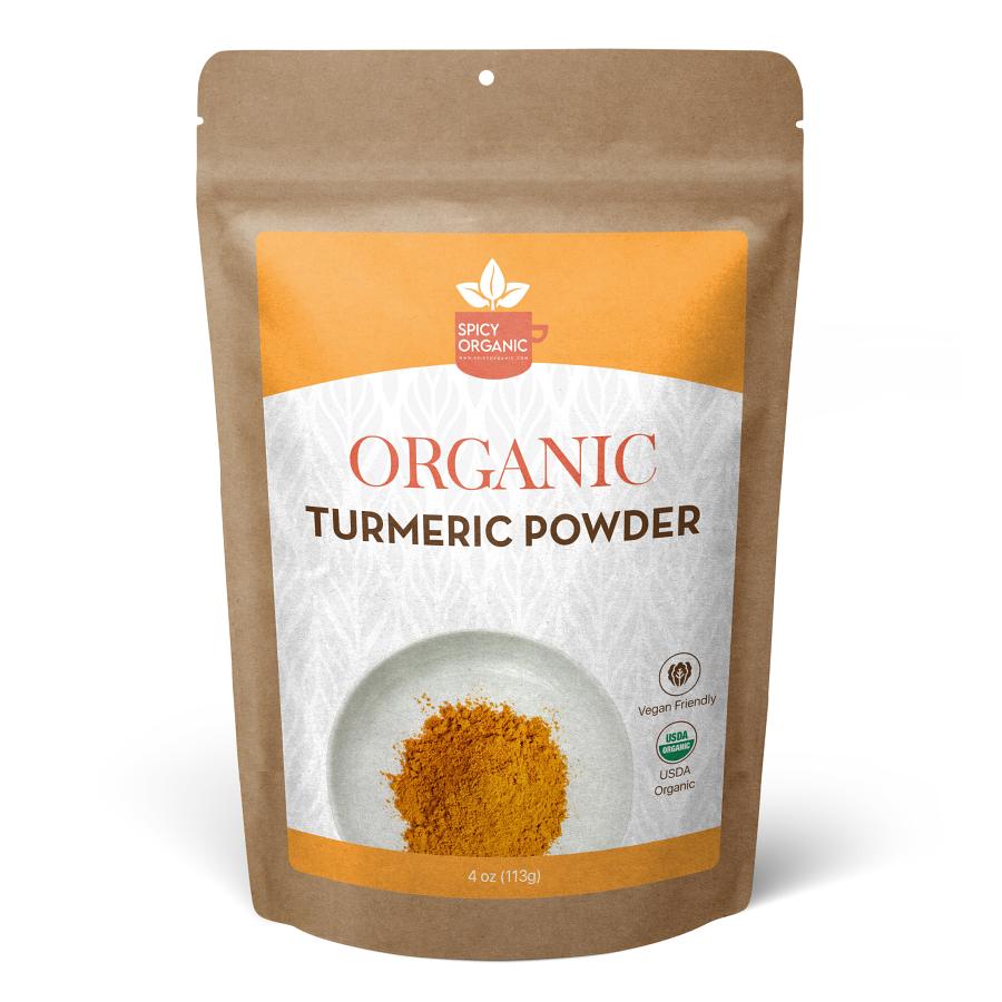 Organic Turmeric Powder - Turmeric Powder For Skin Care - 4 OZ Organic Turmeric Powder - Turmeric Powder For Skin Care - 4 OZ