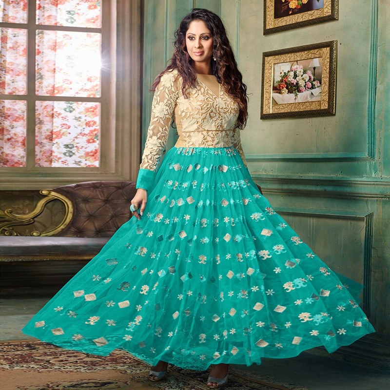 full flared anarkali suits