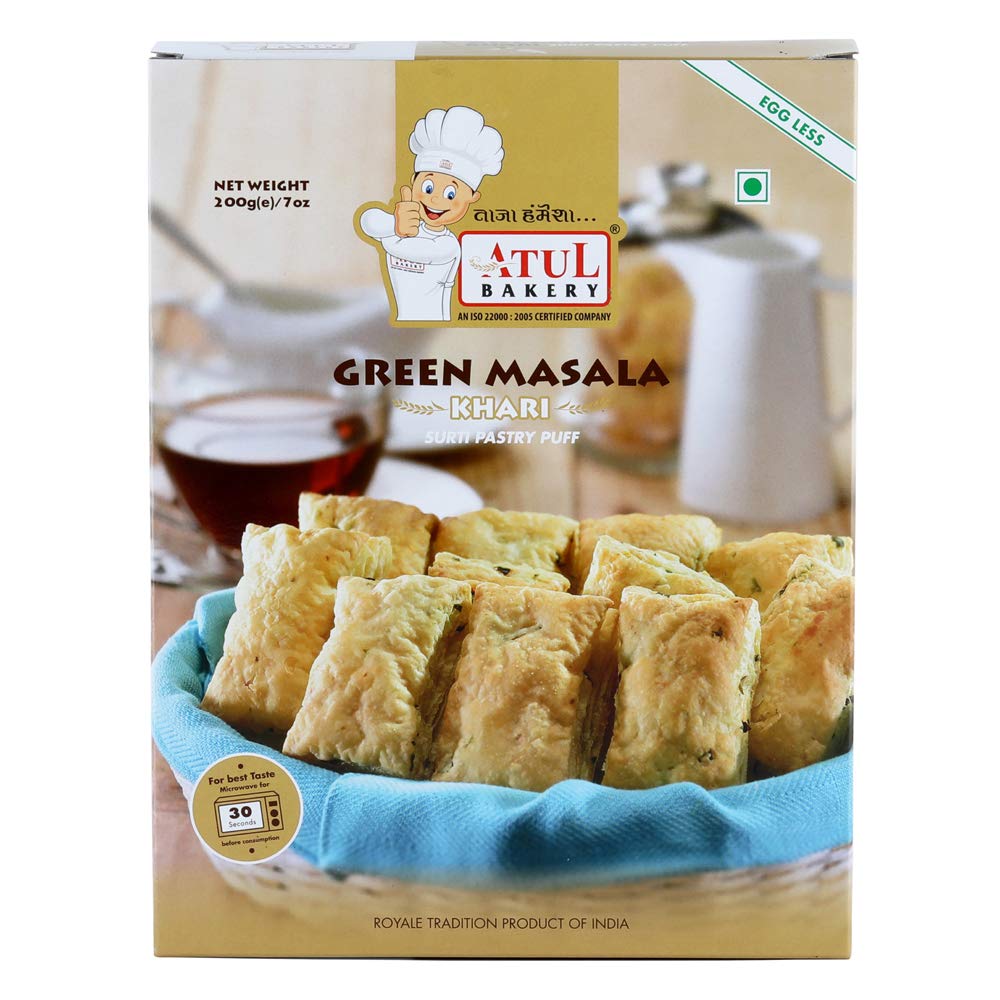 Atul Bakery Green Masala Khari 400 gm
