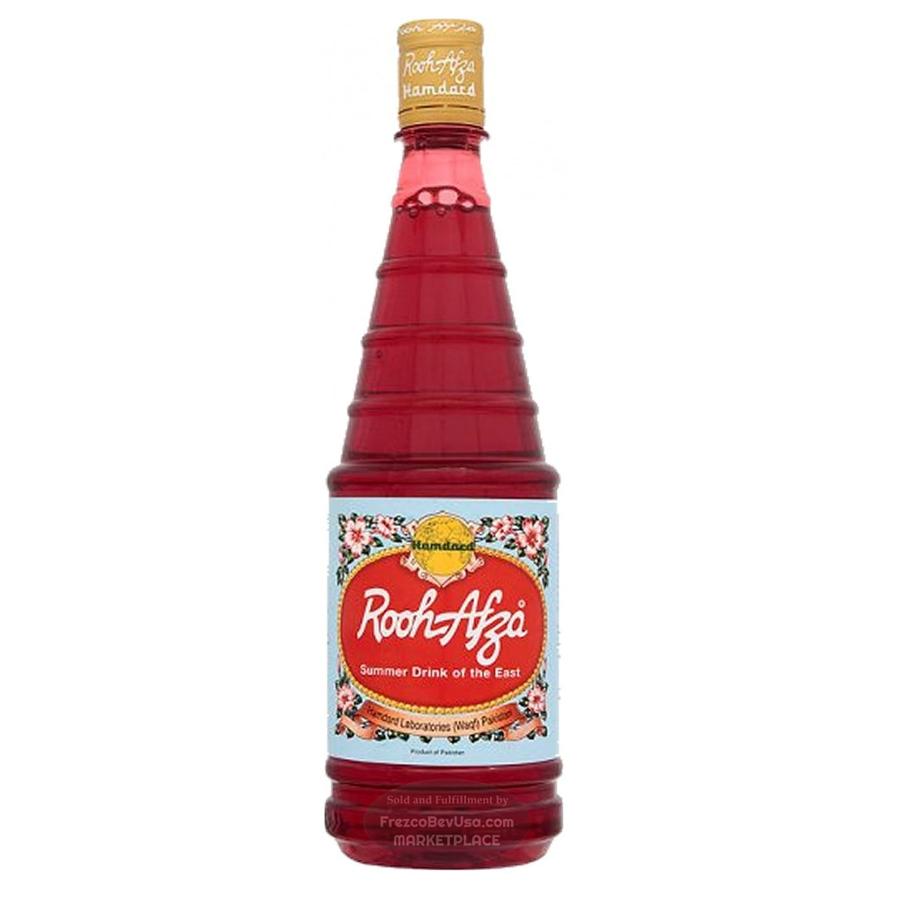 Rooh Afza - Beverage Base Sharbat Syrup (Pack of 1 x 28.22 Fl.Oz) Taste of happiness by hamdard Rooh Afza - Beverage Base Sharbat Syrup (Pack of 1 x 28.22 Fl.Oz) Taste of happiness by hamdard