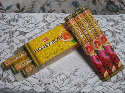 Hem Honey Rose 6 pks of 20 sticks