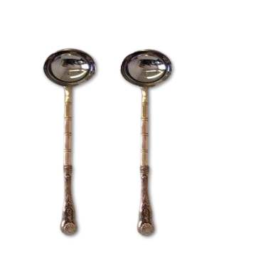 Copper / Stainless Steel Round Head Serving Spoon