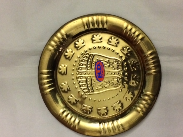Small Brass Pooja Thali - 5"