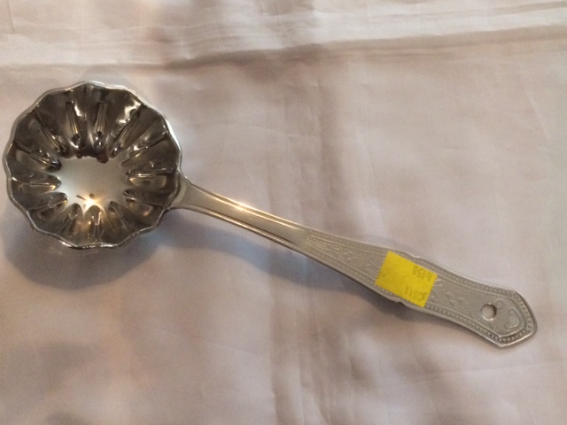 Stainless Steel Floral Design Dessert Serving Spoon