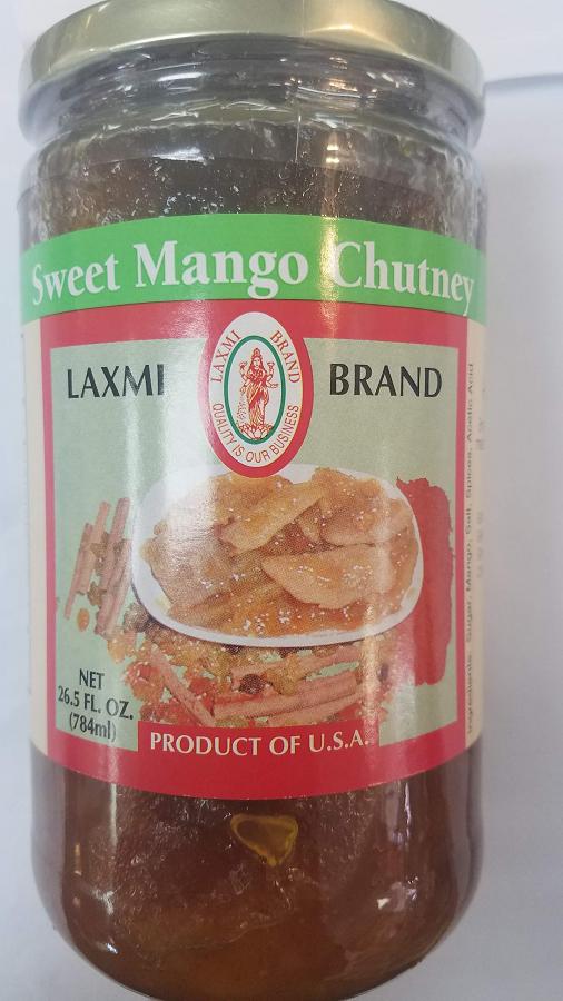 Laxmi Sweet Mango Chutney 26.5 Oz