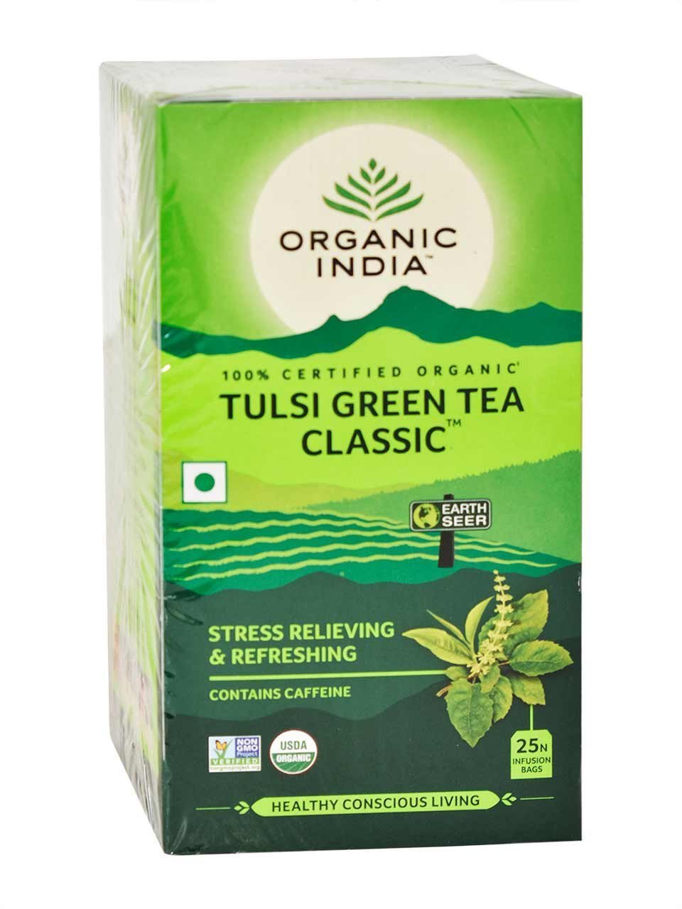 Tulsi Green-Organic India 18 infusion bags