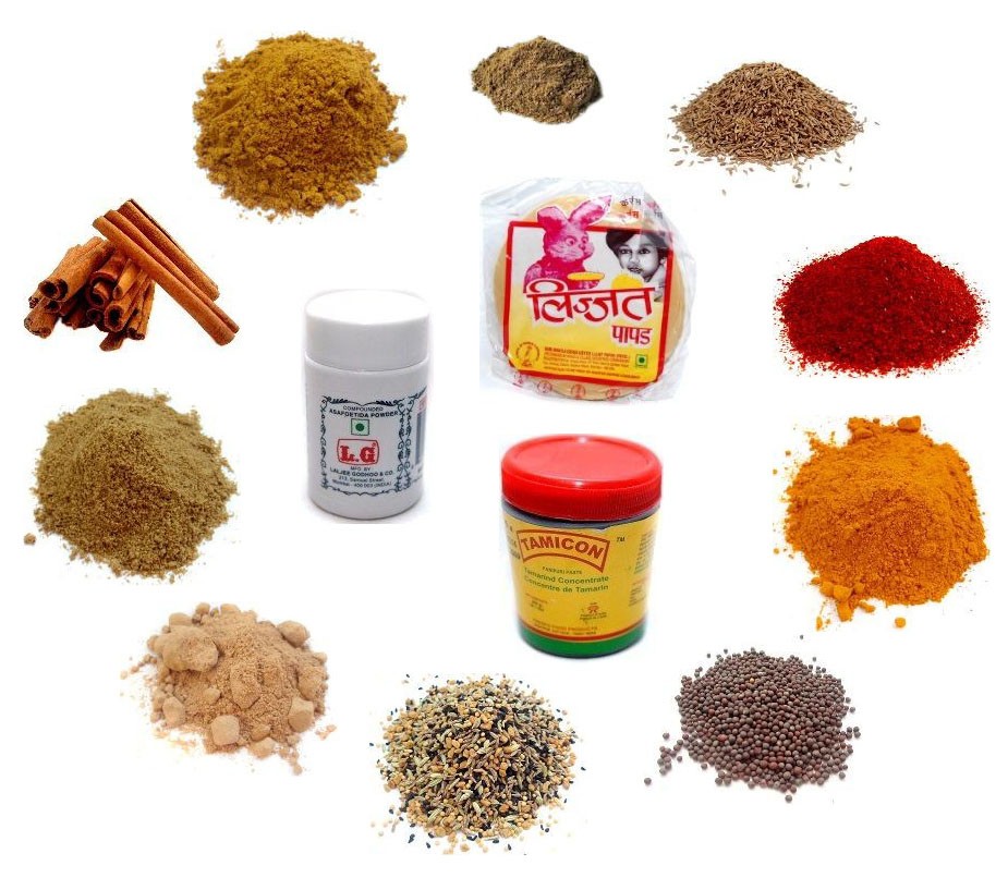 Essential Indian Spices Kit, Set, #18871 | Buy Online @ 0 USA