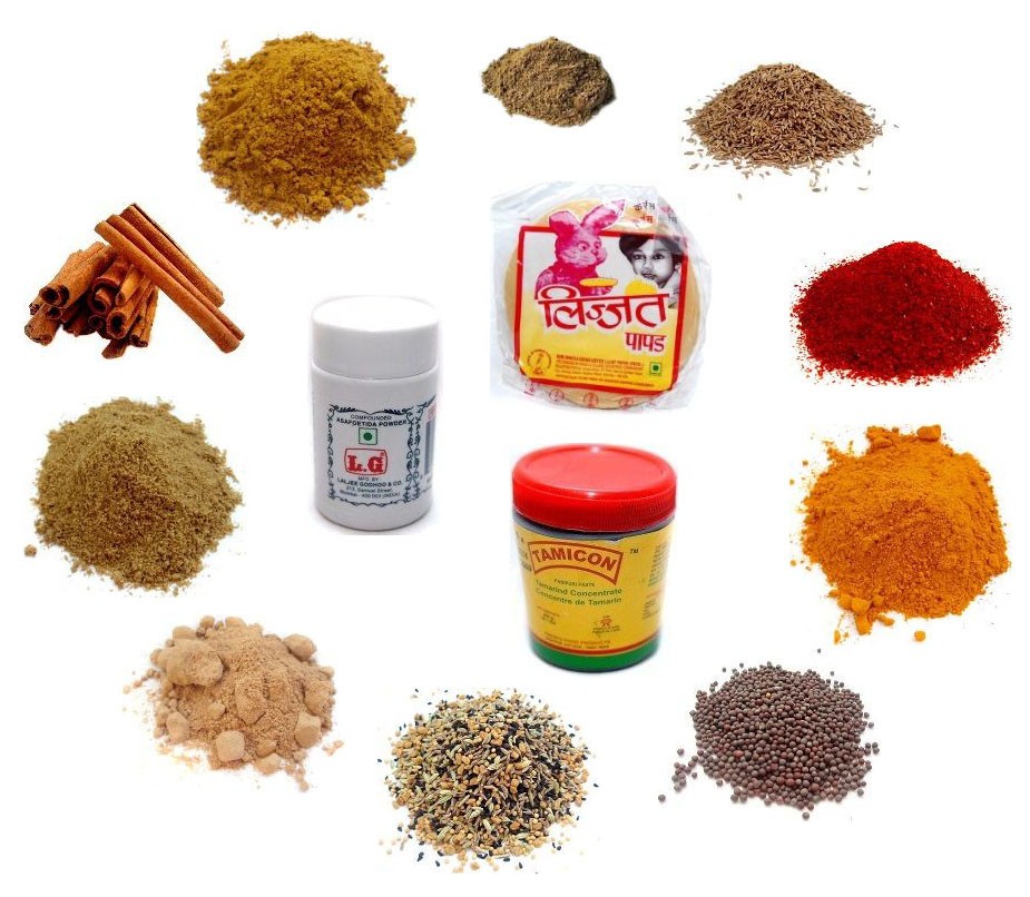 Essential Indian Spices Kit, Set,