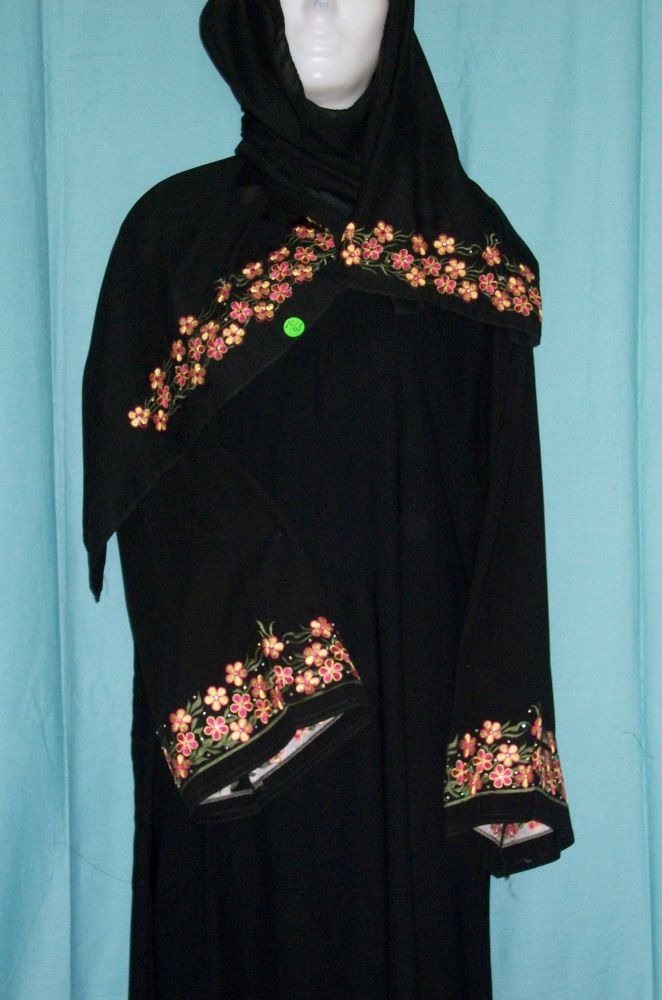 Abaya 1962 Dubai Black Abaya Sheela