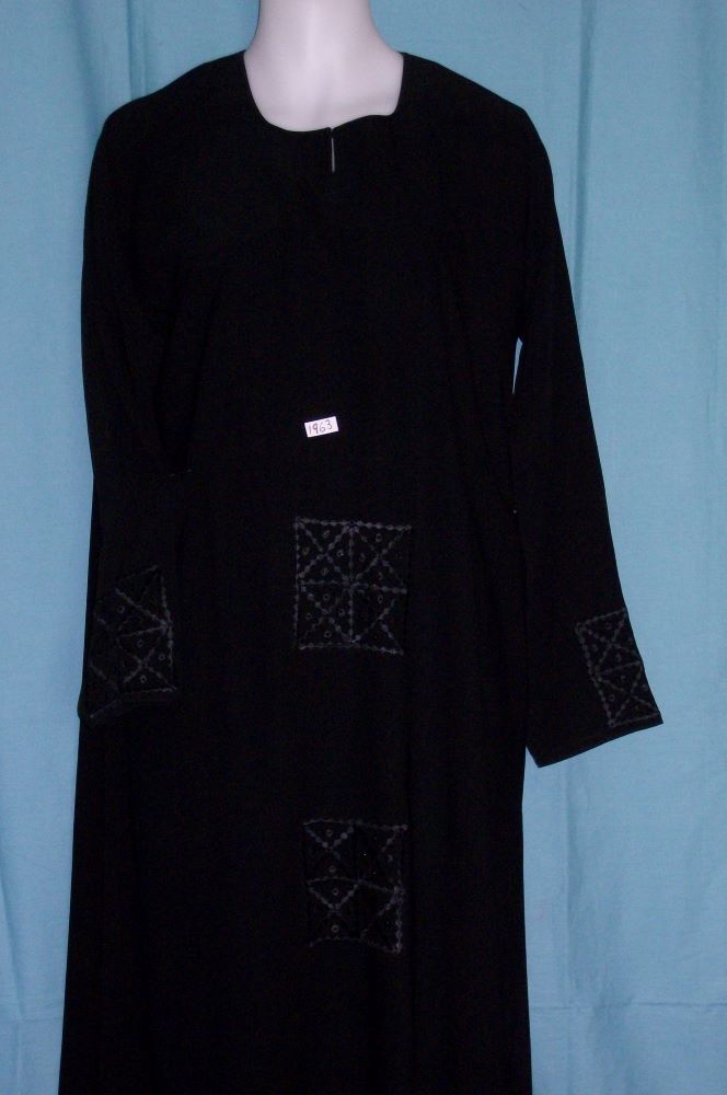 Abaya 1963 Dubai Black Abaya Sheela 