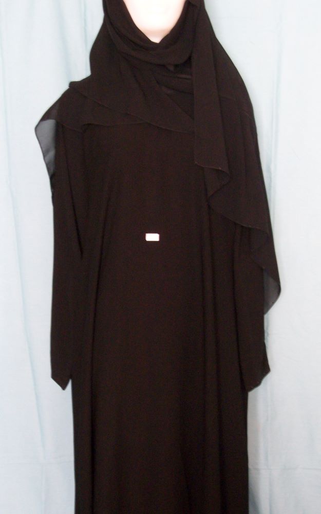 Abaya 1964 Dubai Black Sheela Abaya Embroidered #1964
