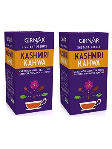 Girnar Instant Premix Kashmiri Kahwa w/ 5 Sachets - Pack Of 2 Girnar Instant Premix Kashmiri Kahwa w/ 5 Sachets - Pack Of 2