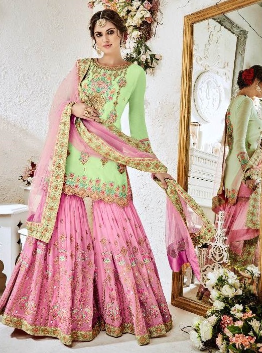 pakistani designer sharara suits