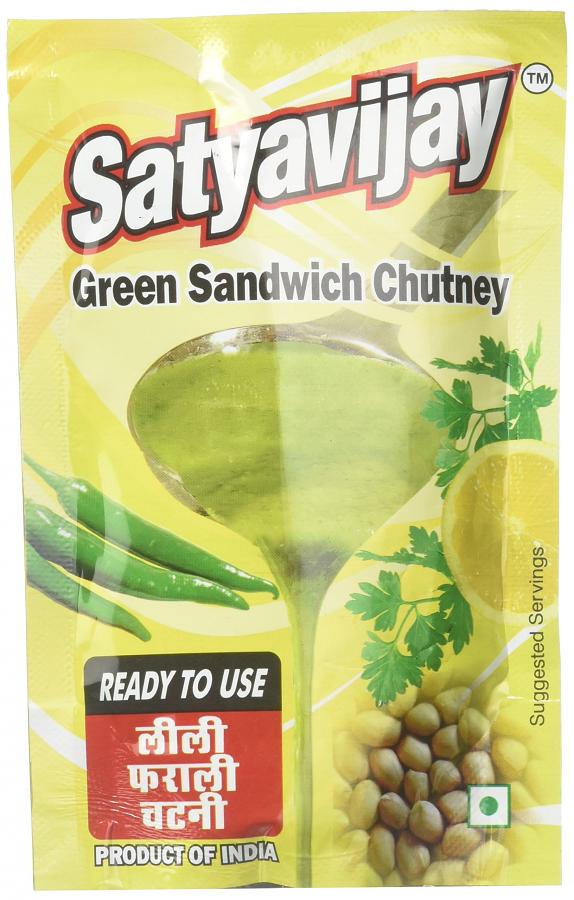 Satyavijay, Green Sandwich Chutney, 100 Grams(gm)