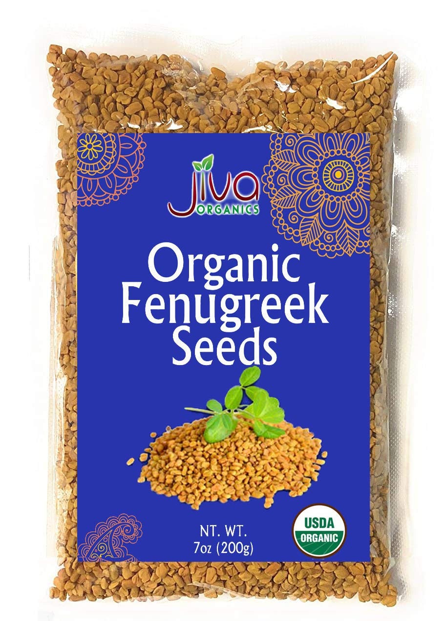 Jiva Organic Fenugreek (methi) Seeds 7 Oz