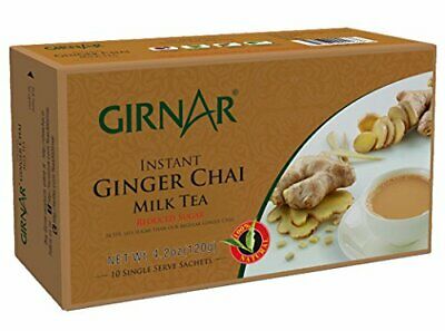 Girnar Instant Chai (Tea) Premix With Ginger Unsweetened, 10 Sachet Pack Girnar Instant Chai (Tea) Premix With Ginger Unsweetened, 10 Sachet Pack