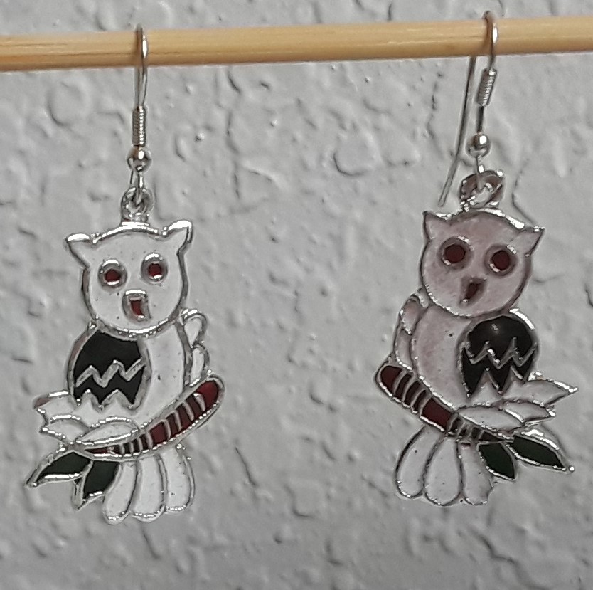 Earring for Little Girls in Owl Shape