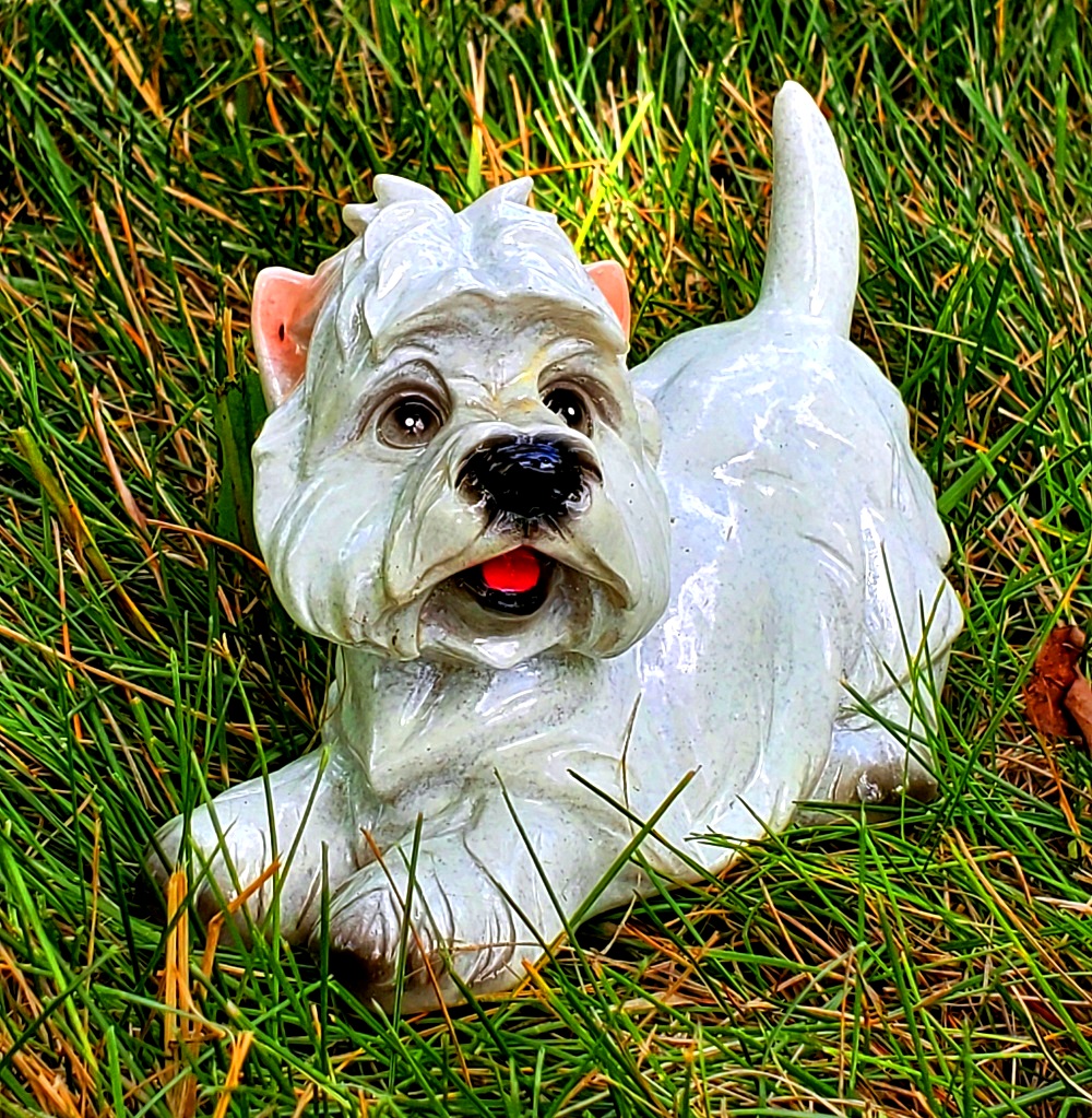 West Highland White Terrier Puppy Statue for Home Decor,Car
