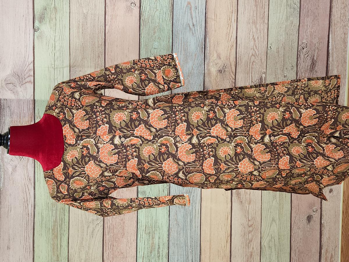 Cotton Traditional Print Multicolor Kurti / Tunic ( M, L, XL, 2XL) Cotton Traditional Print Multicolor Kurti / Tunic ( M, L, XL, 2XL)