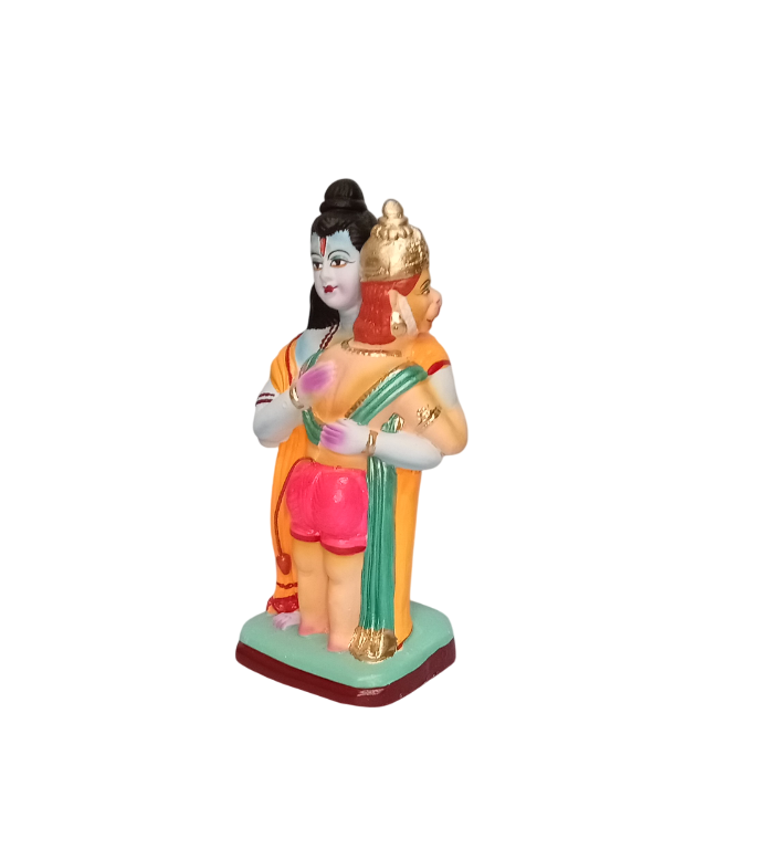 Lord Ram Hugging Hanuman Navarathri Doll