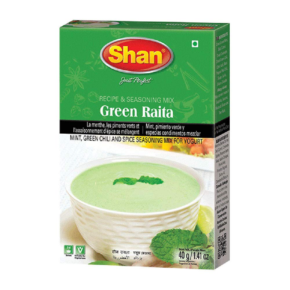 Shan Seasoning Mix -green Raita 40 gms