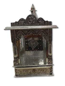Aluminum Oxidized Plated Temple w/o Doors (Open) - 13.5 x 8 x 21" Aluminum Oxidized Plated Temple w/o Doors (Open) - 13.5 x 8 x 21"