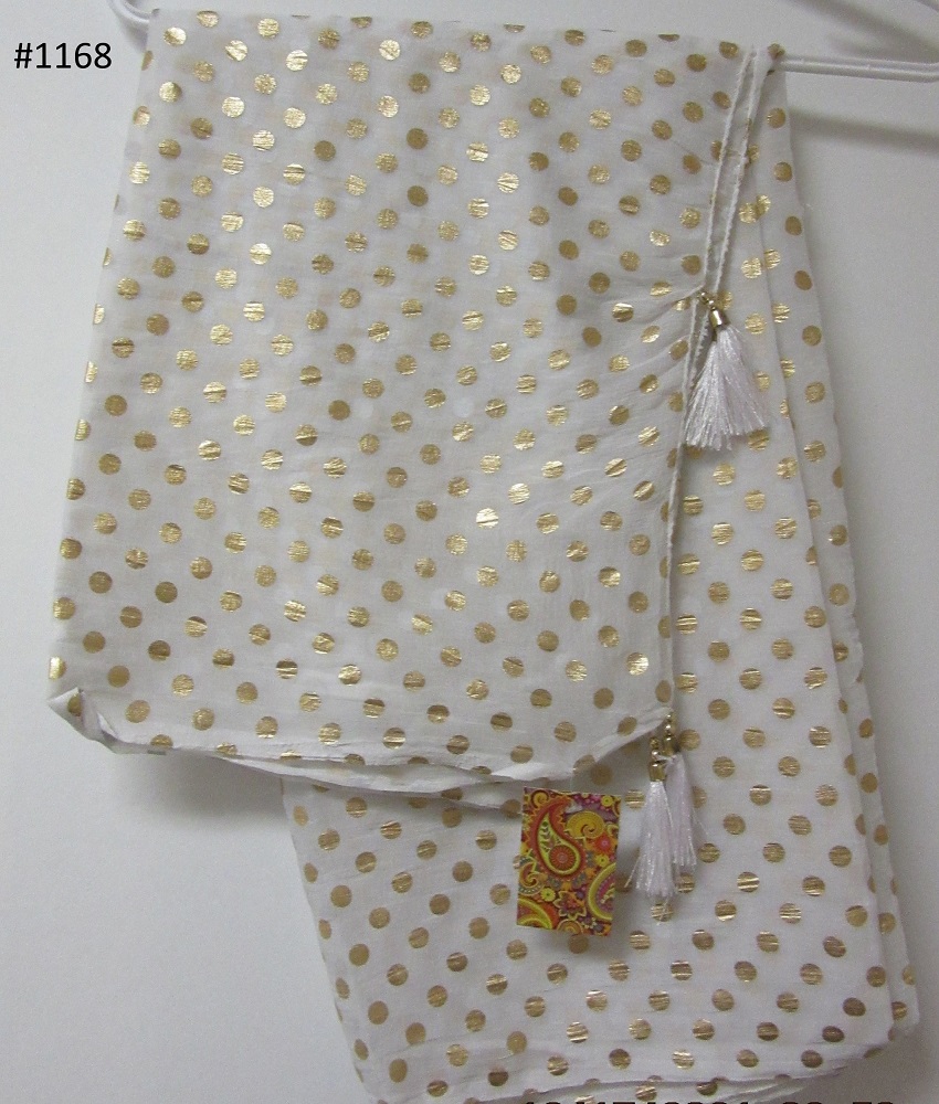Scarf / Dupatta, Georgette Golden Polka Fancy Dupatta Chunni Stole #2151167 Scarf / Dupatta, Georgette Golden Polka Fancy Dupatta Chunni Stole #2151167