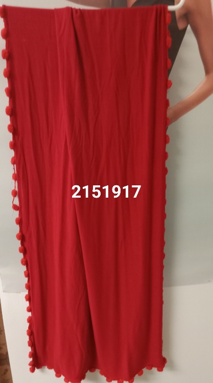 Scarf Red Jersey Pom Pom Fancy Dupatta Chunni Stole #2151917 Scarf Red Jersey Pom Pom Fancy Dupatta Chunni Stole #2151917