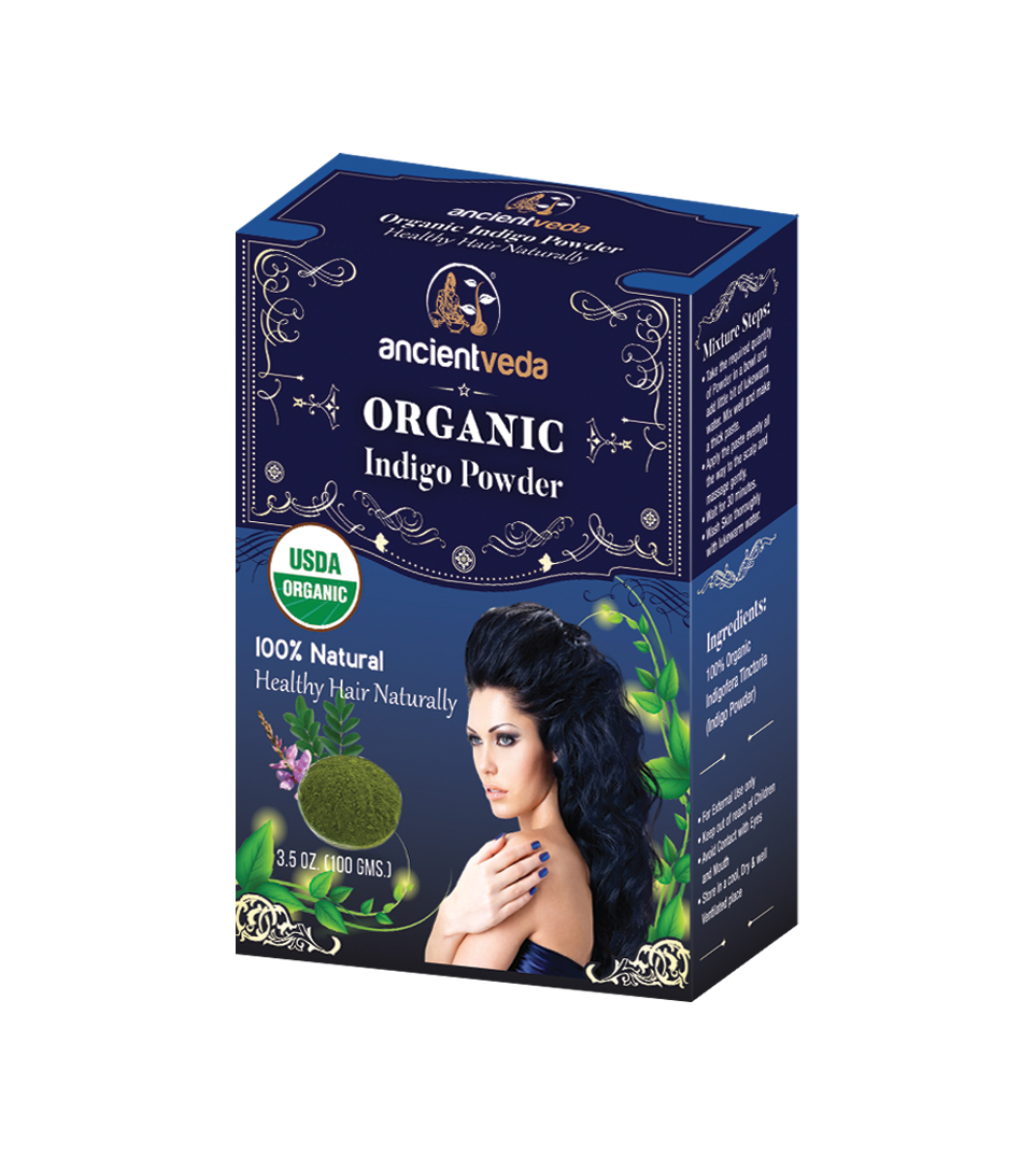 Ancient Veda Organic Indigo Powder 100 gms