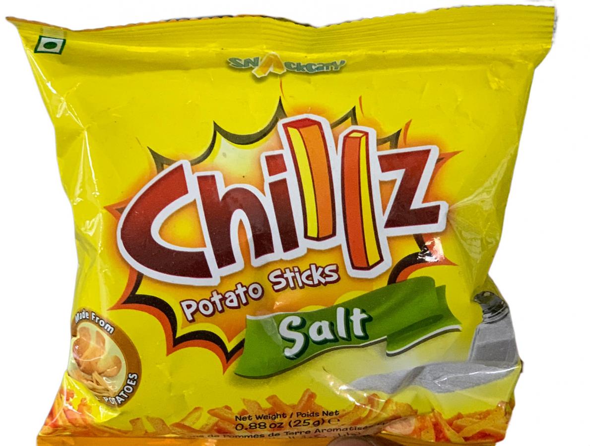 Chillz Potato Sticks- Salt 25 gms