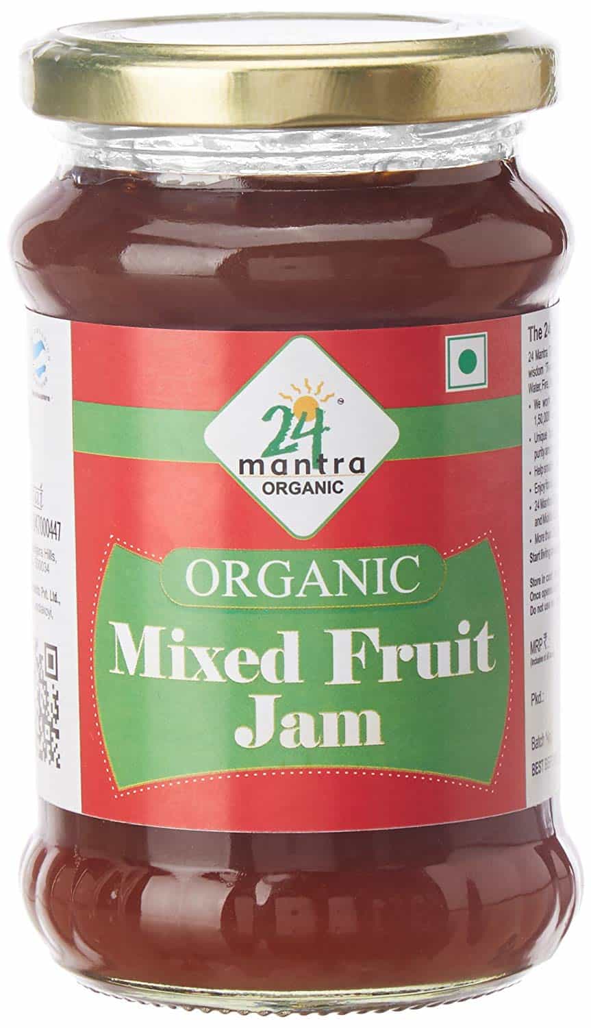 24 mantra Organic Mixed Fruit Jam 10 oz 36441 Buy Fruit Jam Online
