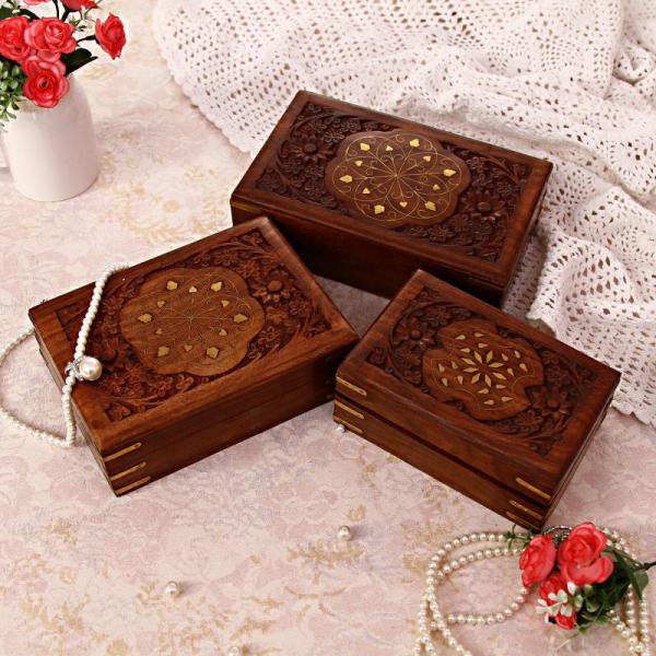 Treble Bonanza Wooden Craft / Jewelry Box