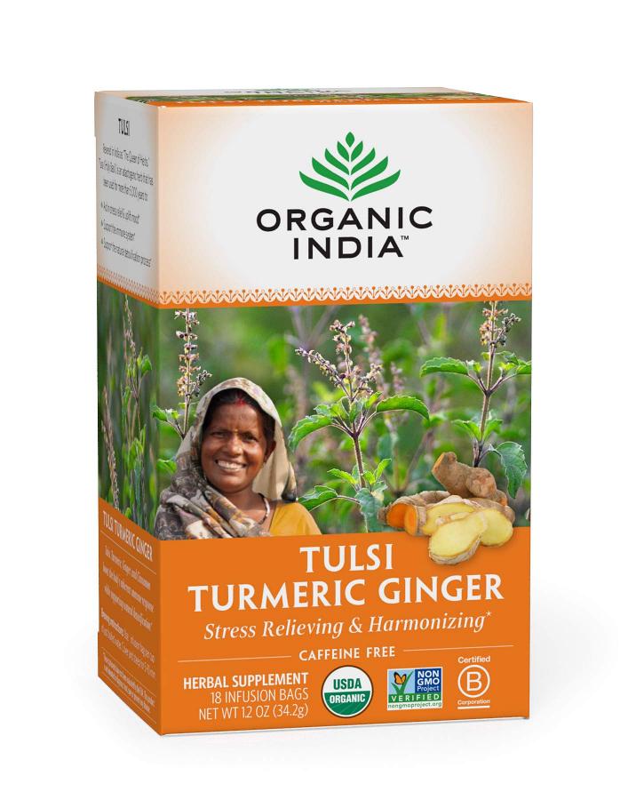 Organic India Tulsi Turmeric Ginger - 18 infusion bags