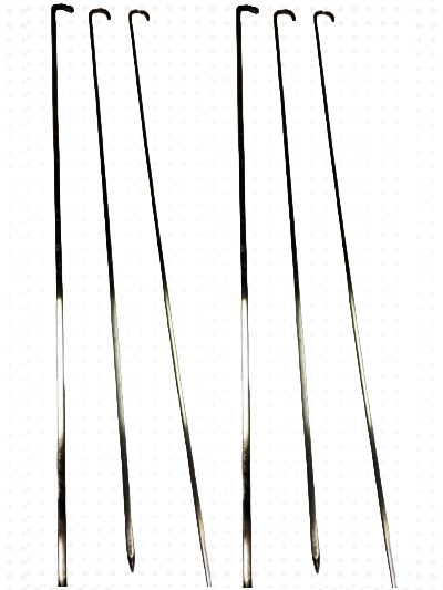 6 Pcs Long Skewers / Kebab Sticks for Tandoori Oven 36" - 3 to 8mm (Square) 6 Pcs Long Skewers / Kebab Sticks for Tandoori Oven 36" - 3 to 8mm (Square)