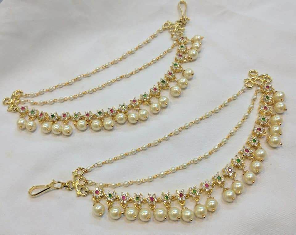 14K Spinel Gemstones Chain Earrings - Bijoux By Anne